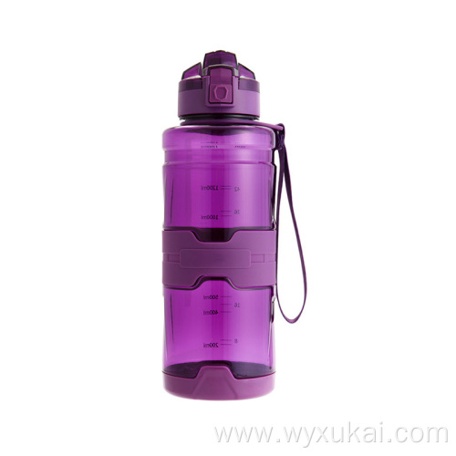 New portable water bottle plastic space cup sports